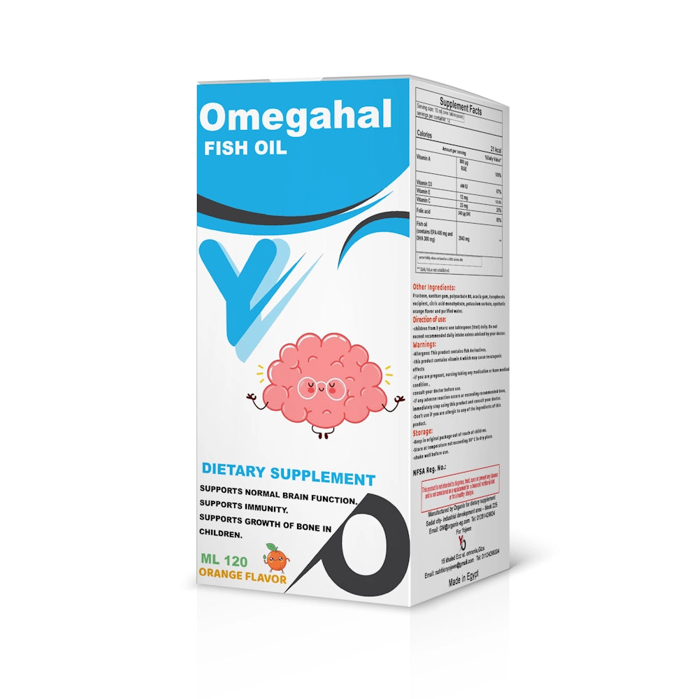 Omegahal fish oil - اوميجاهال شراب
